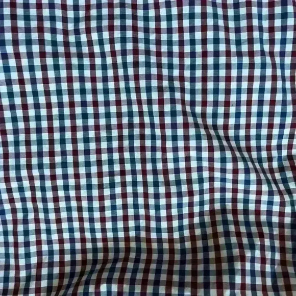 Jcrew red and blue checked button-up - Picture 4 of 4